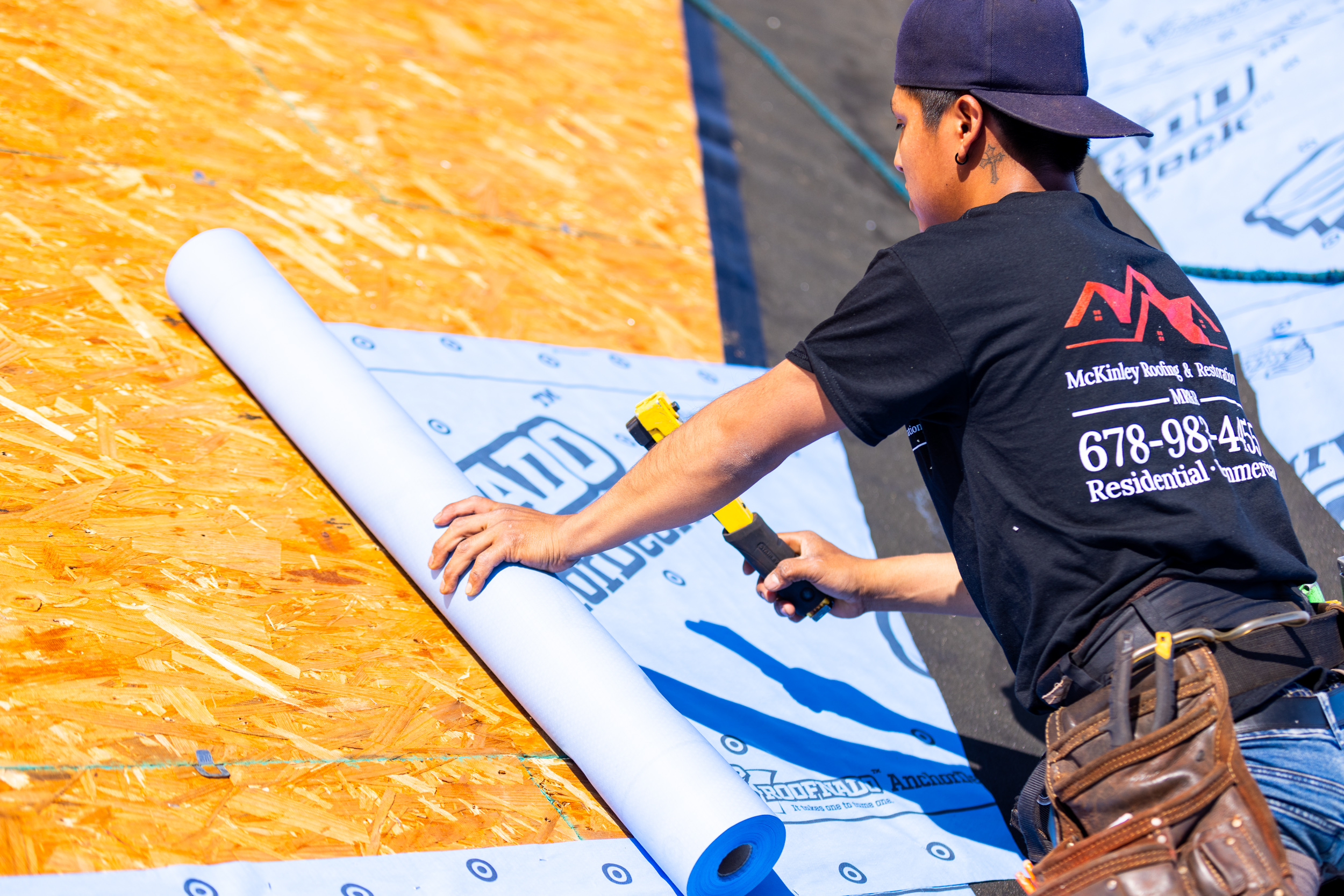 McKinley Roofing crew working in Douglasville, GA